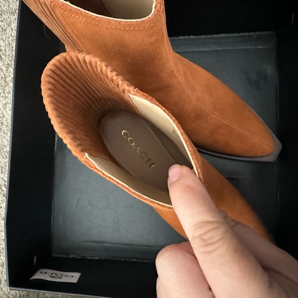 🆕 Coach Prestyn 80mm suede ankle boots - Picture 9 of 10